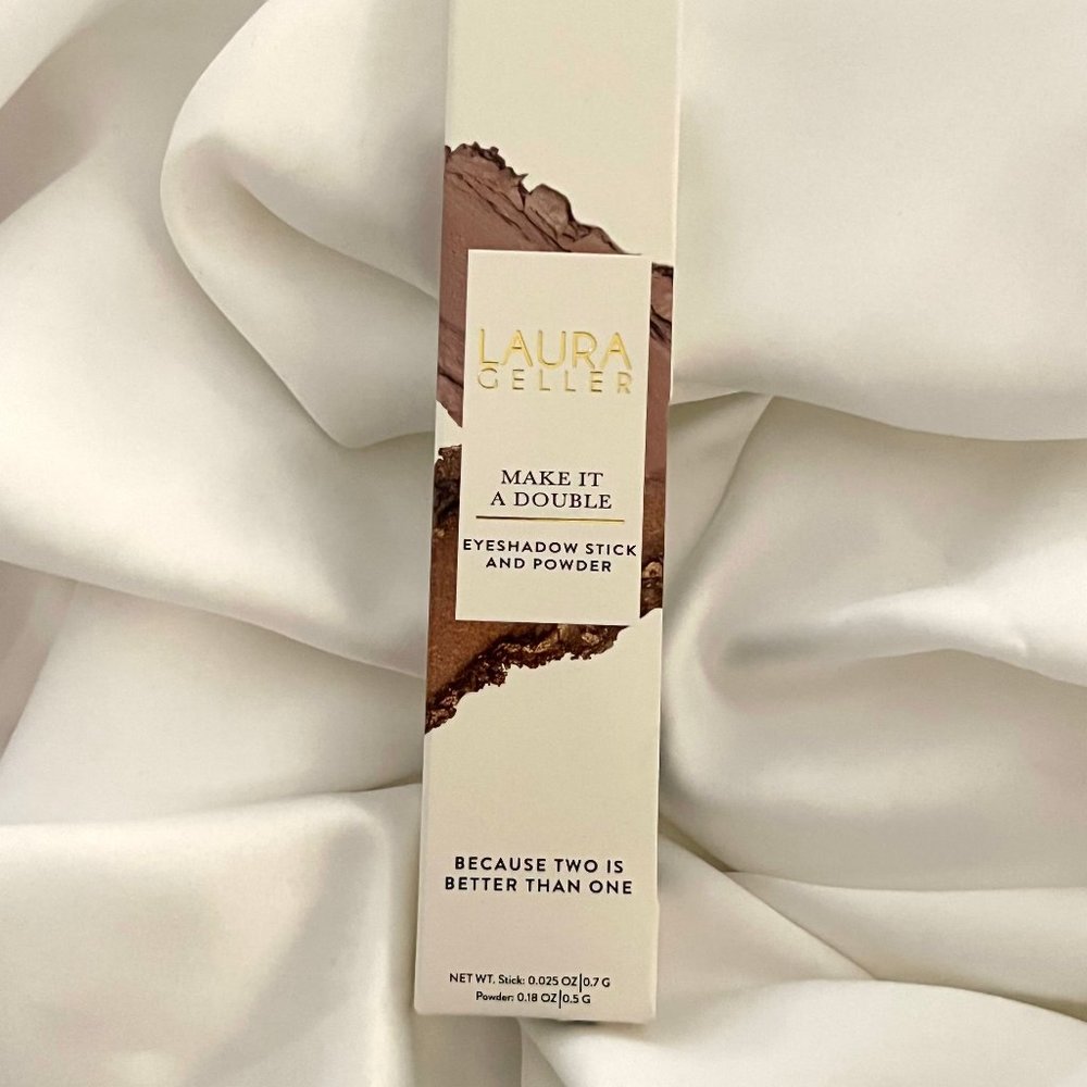 Laura Geller Make it a Double Eyeshadow Stick & Powder in Brandy